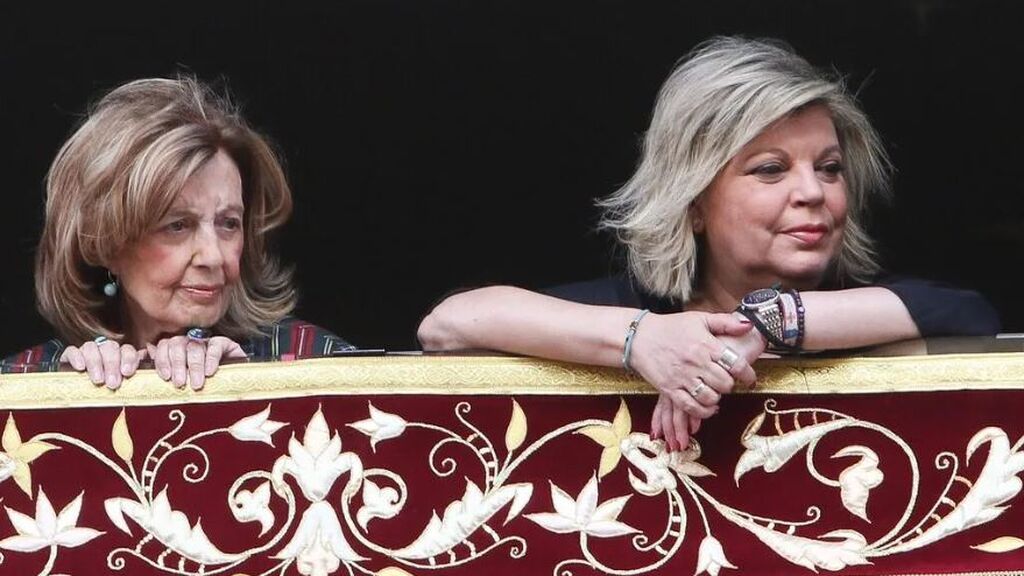 Terelu Campos retomando su devoción por la Semana Santa de Málaga junto a su madre