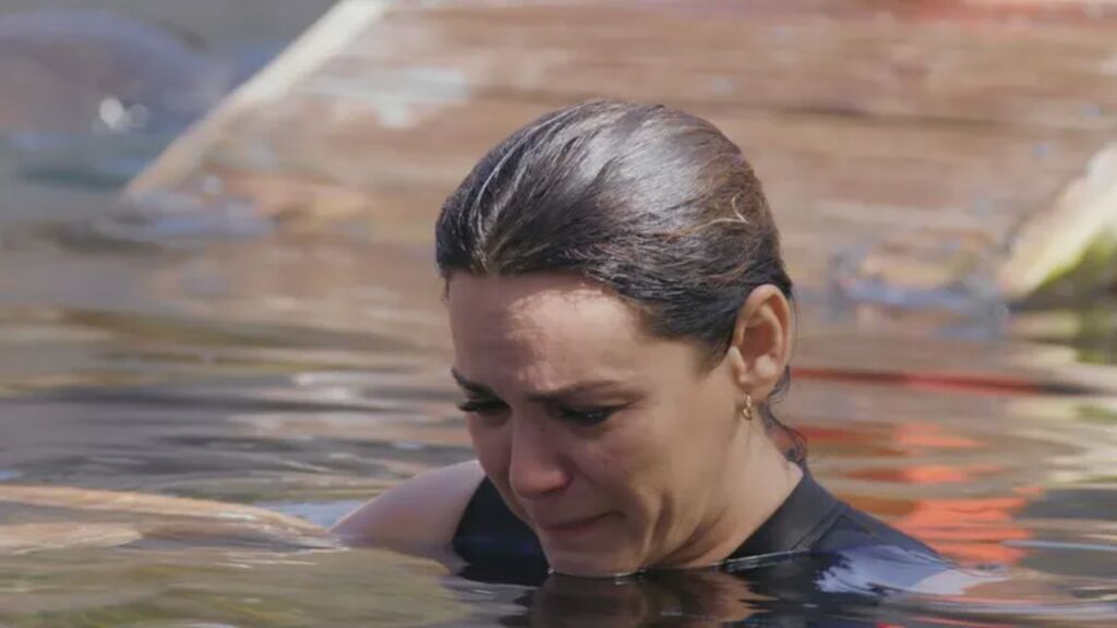 Fabiola Martínez, en su reto acuático