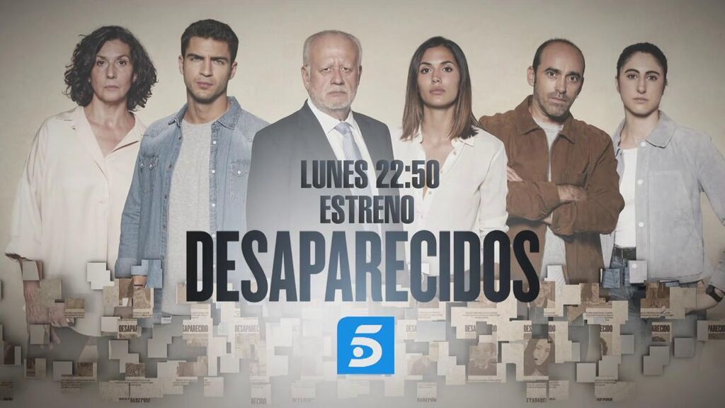 Estreno de 'Desaparecidos': el próximo lunes, a las 22:50 horas en Telecinco