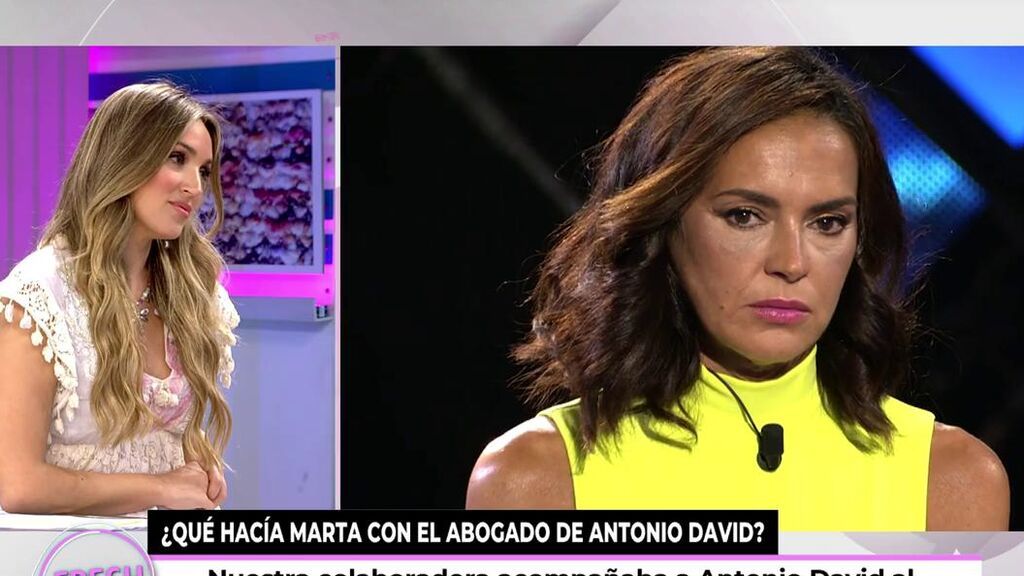 Marta Riesco aclara si vuelve a estar en crisis con Antonio David
