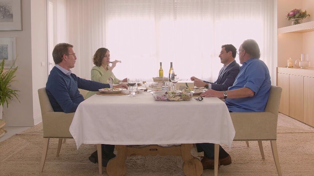 La comida de Bertín con Ayuso, Feijóo y Moreno