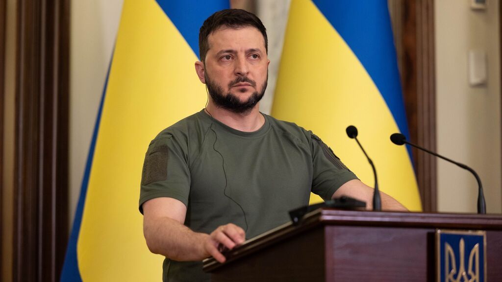 Volodimir Zelenski, presidente de Ucrania