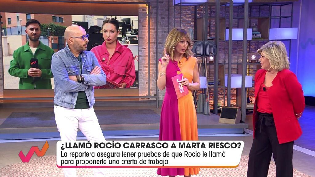 Emma García, junto a Terelu Campos y Diego Arrabal