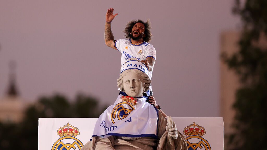 Celebración de la copa de Liga en Cibeles