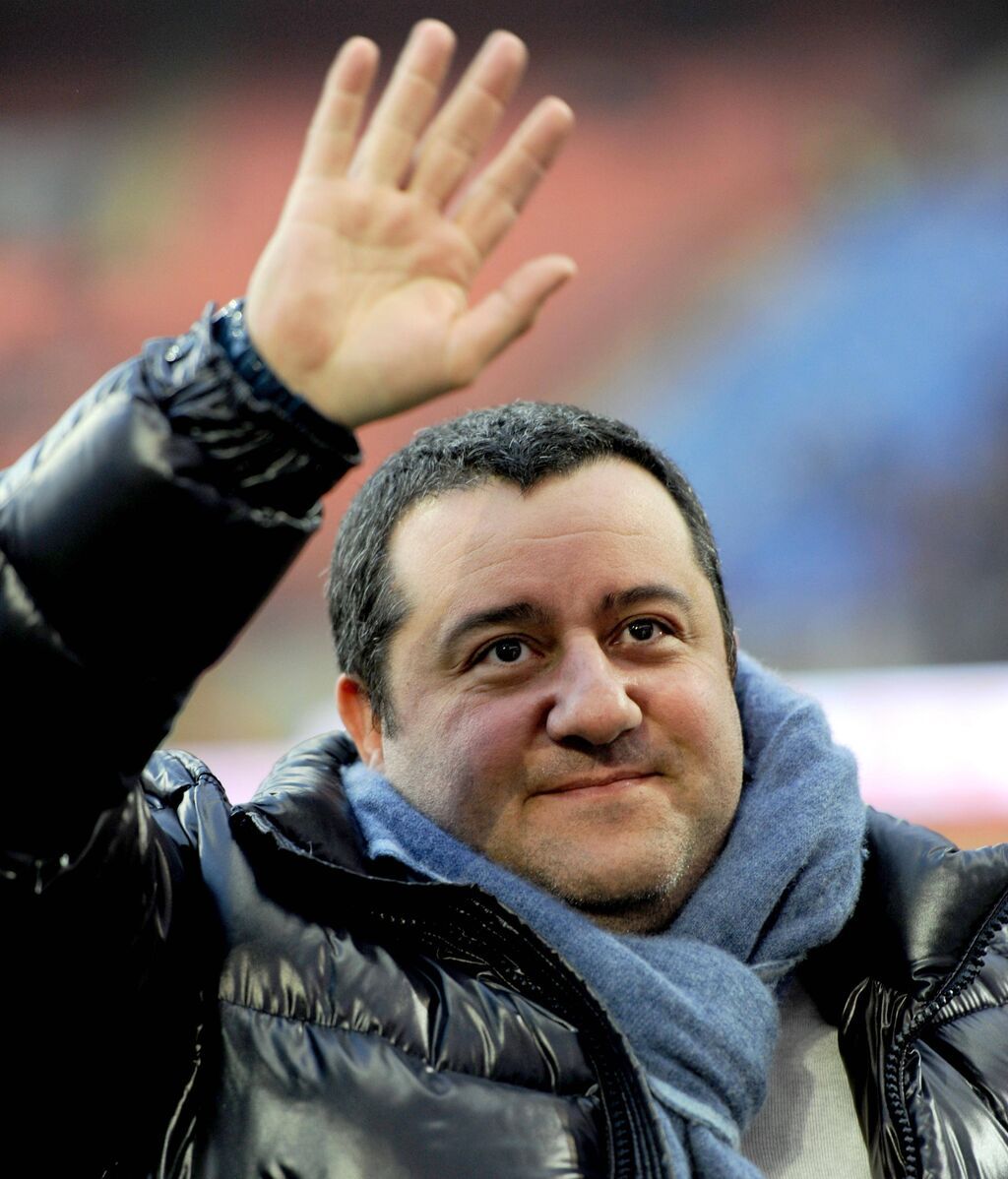 El representante Mino Raiola.
