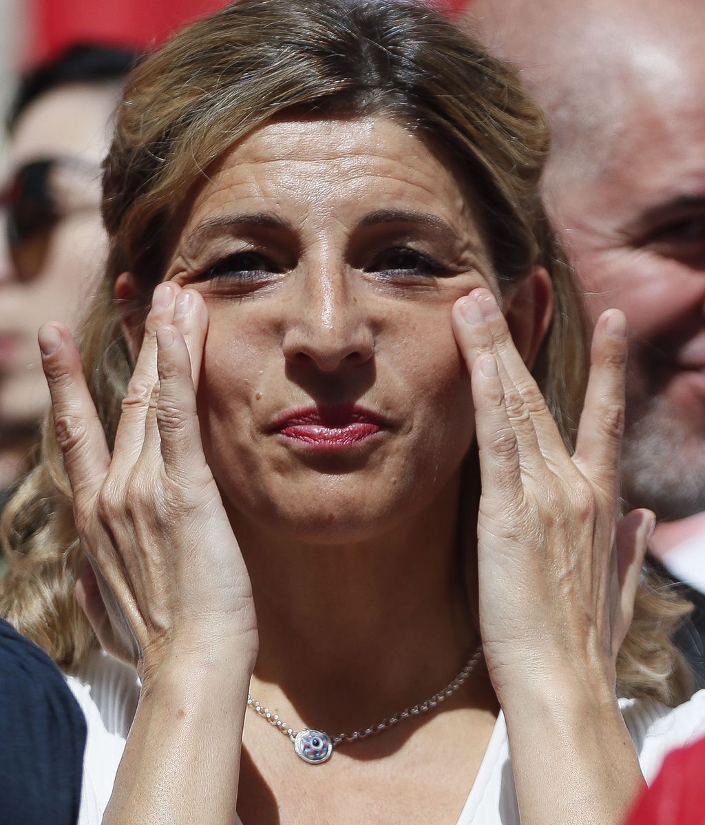 Arranca la manifestación del 1 de Mayo para pedir mejoras salariales, en imágenes