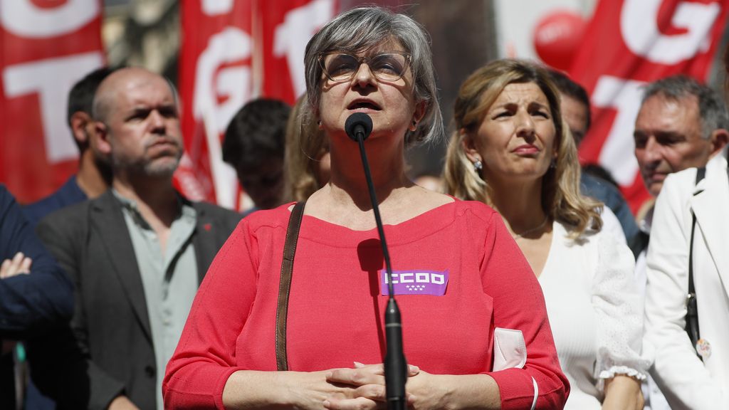 Arranca la manifestación del 1 de Mayo para pedir mejoras salariales, en imágenes
