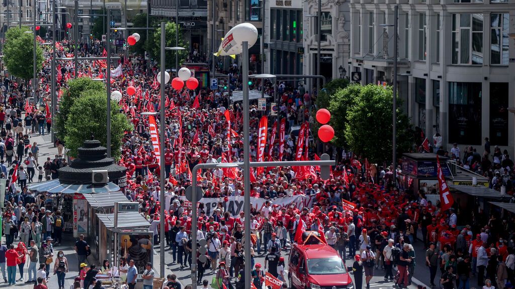 Resumen de la manifestación del 1 de mayo