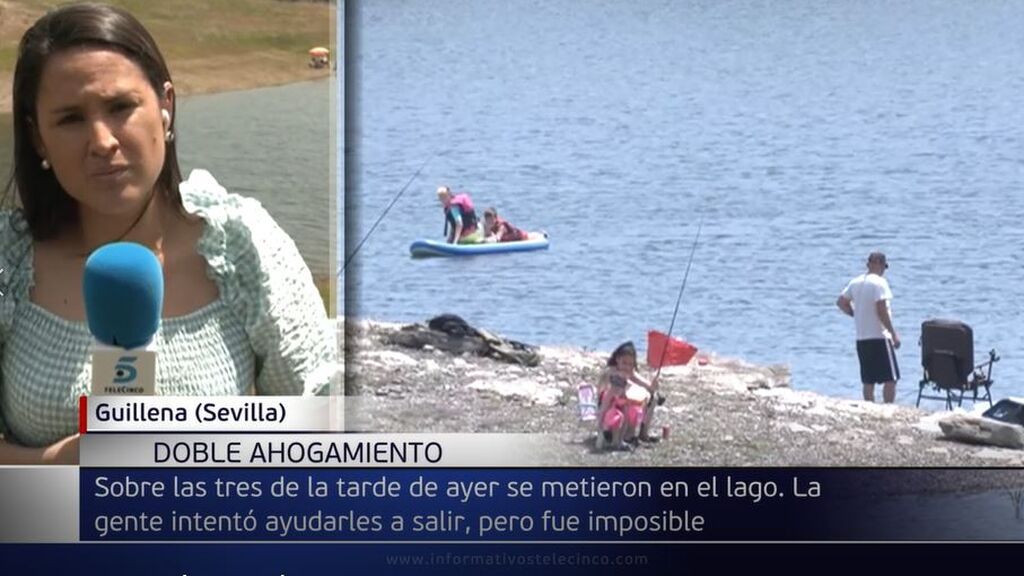 Dos personas pierden la vida al ahogarse en los Lagos del Serrano en Guillena, Sevilla