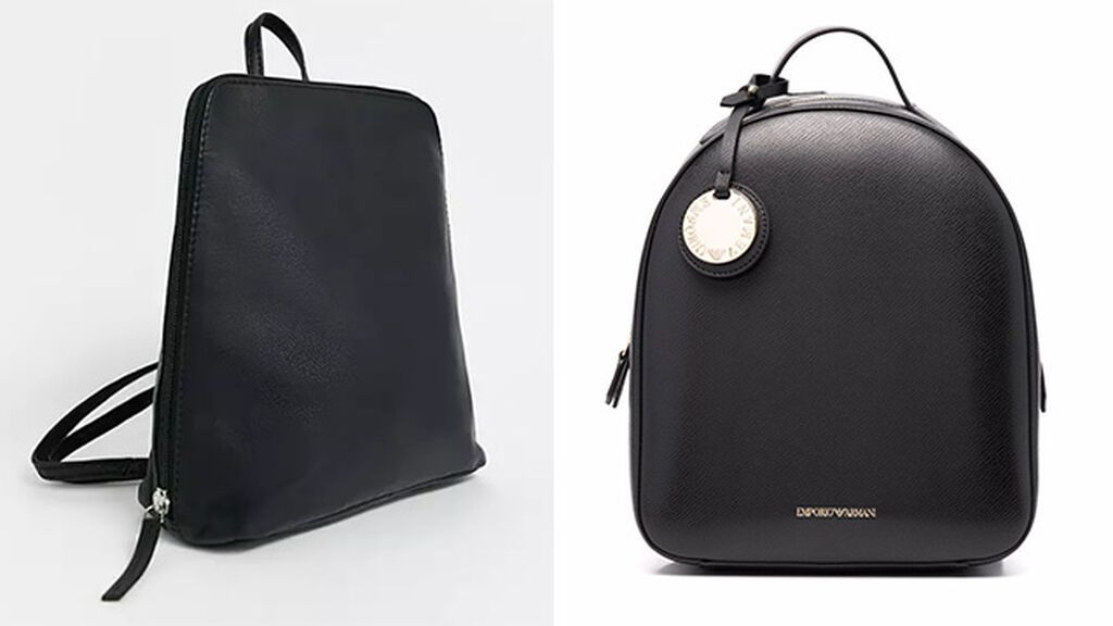 Mochilas de Asos y Armani