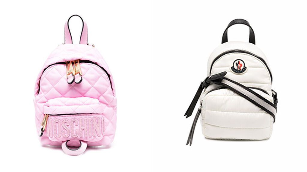 Mochilas de Moschino y Moncler