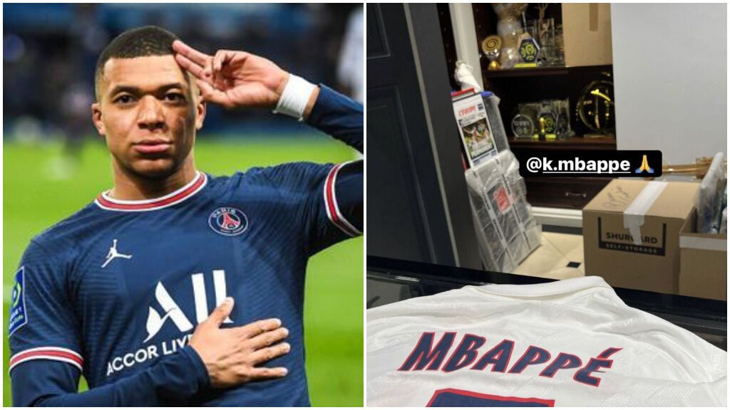 Un amigo de Mbappé publica una fotografía de la mudanza que prepara el delantero