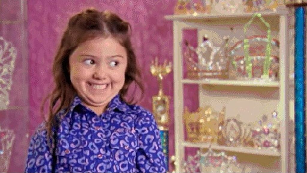 Kailia Posey protagonizó en 'Toddler and tiaras' un divertido meme que se hizo viral.