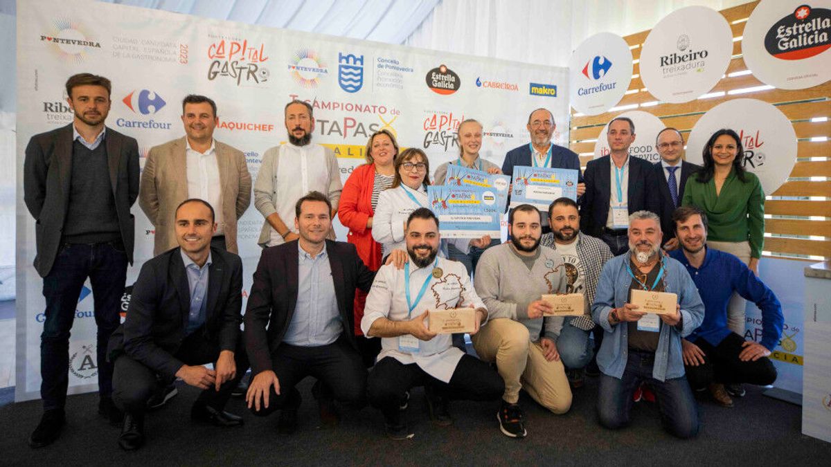 Rubén González se proclama campeón del Campeonato de Tapas de Galicia con 'Octópoda' Rubén González se proclama campeón del Campeonato de Tapas de Galicia con 'Octópoda'