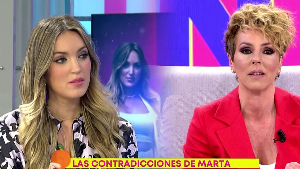 Las contradicciones de Marta Riesco y la reacción de Rocío Carrasco: "Has intentado que cuadre, pero no ha cuadrado"