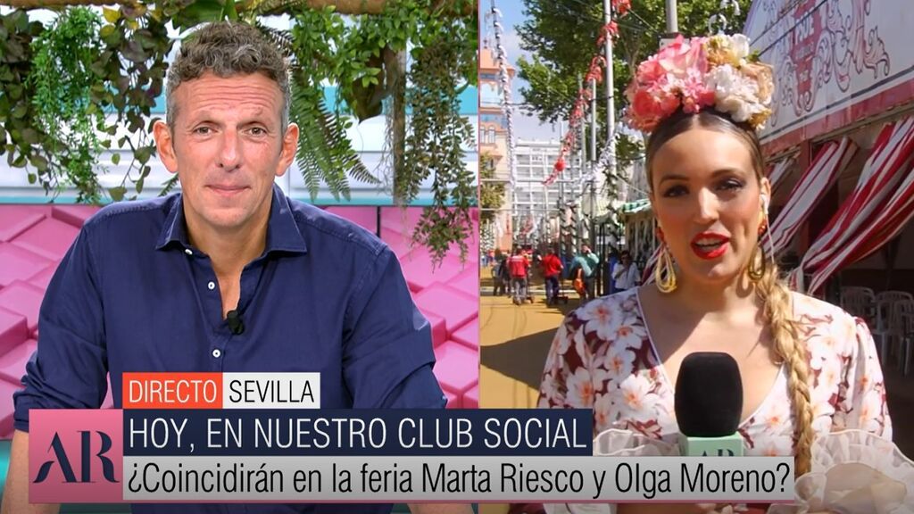 Marta Riesco, sobre si se cruza con Olga en la feria: "Soy valiente, la miraría a la cara"