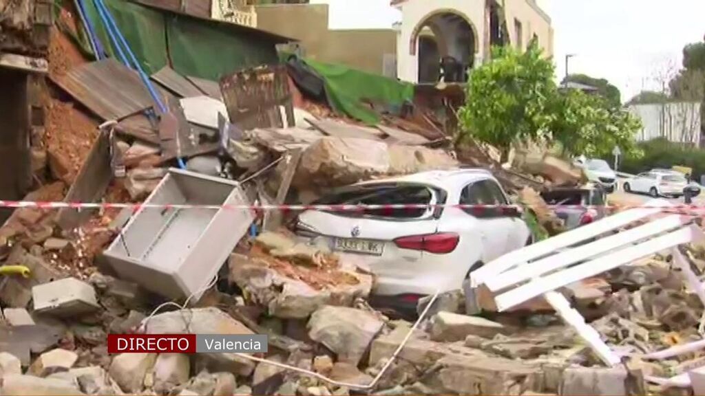 Un reventón húmedo provoca graves destrozos en Valencia: hacía 150 años que no llovía tanto