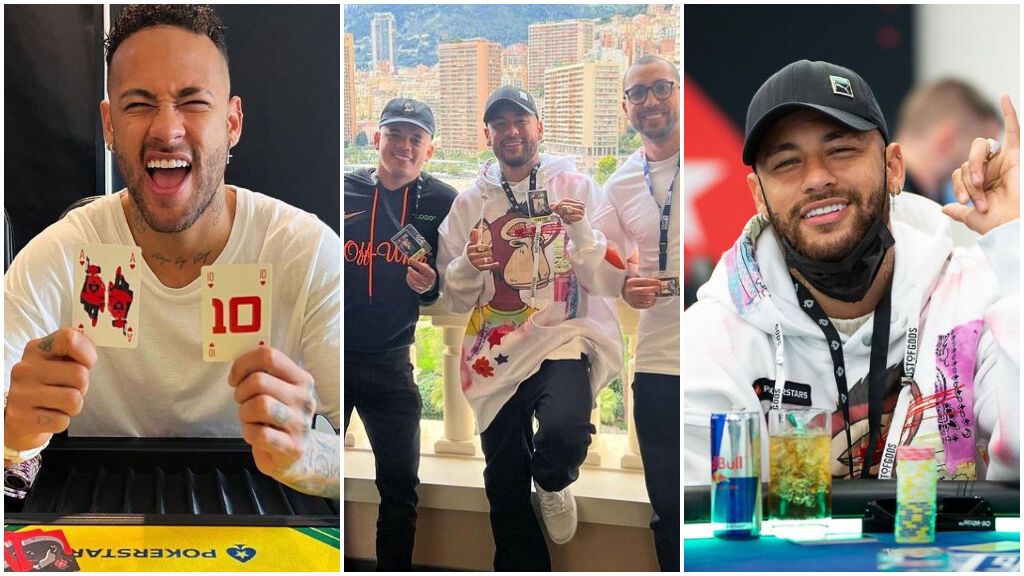 El fin de semana de Neymar en Mónaco: tres días jugando al póker sin parar