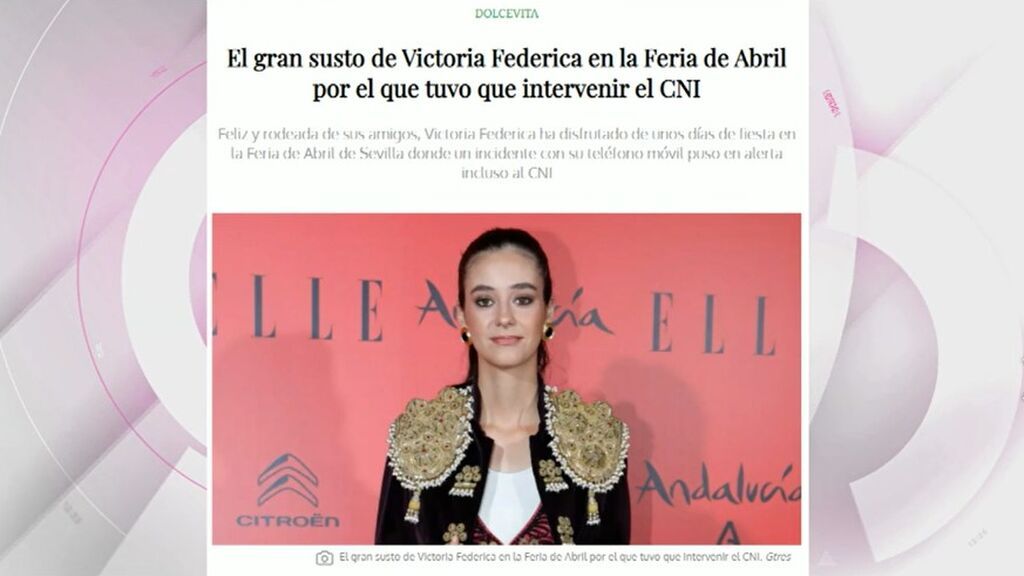 El gran susto de Victoria Federica en la Feria de Abril