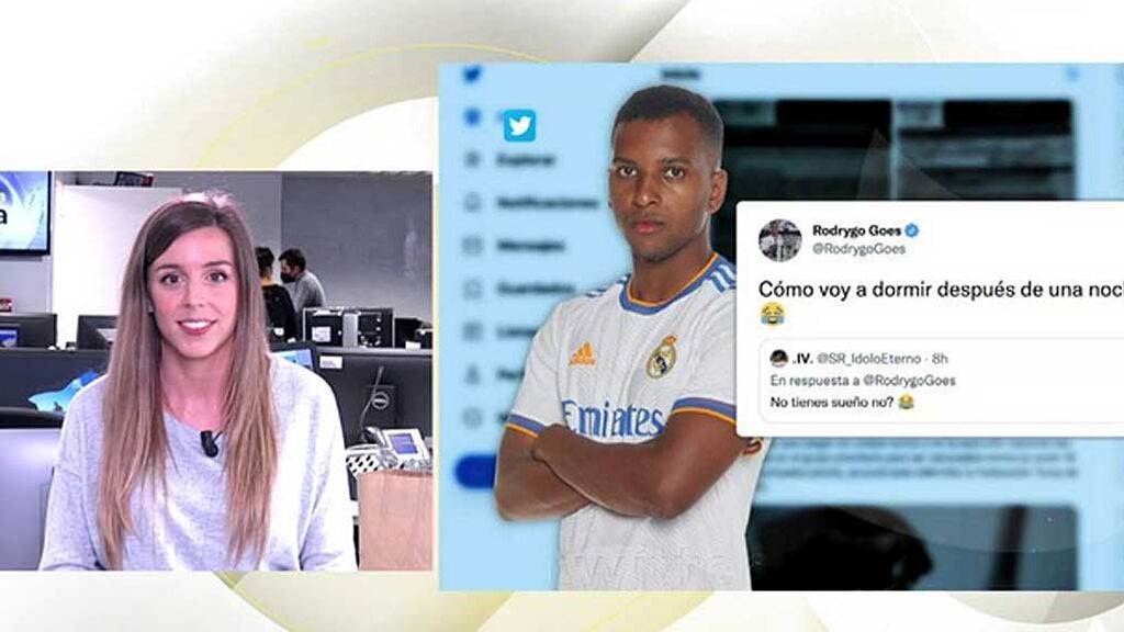 Rodrigo, el último jugador del Real Madrid en acostare tras una larga celebración