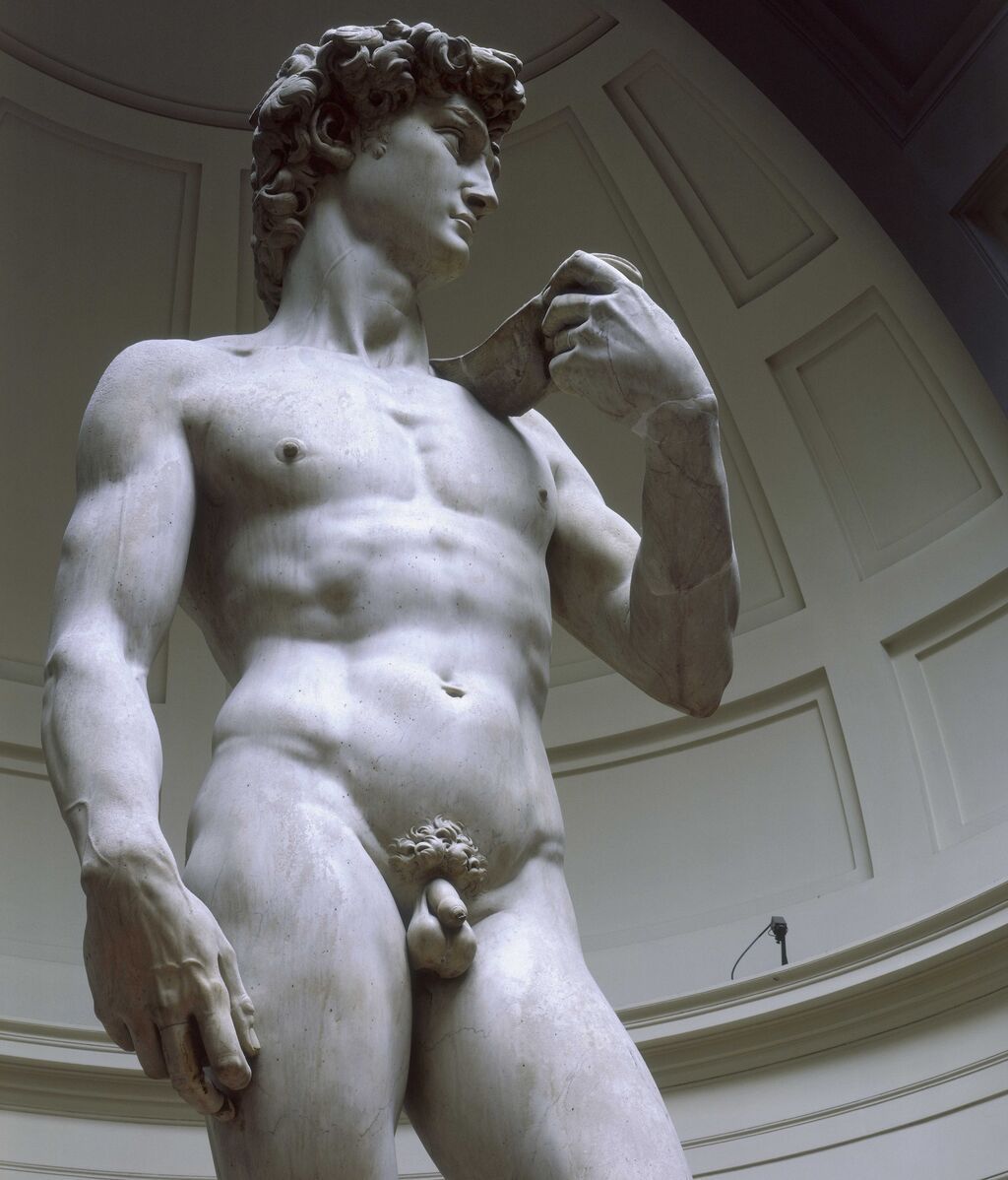 Escultura del David de Miguel Ángel.