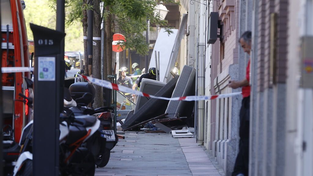 Varios heridos en una explosión en el barrio de Salamanca de Madrid