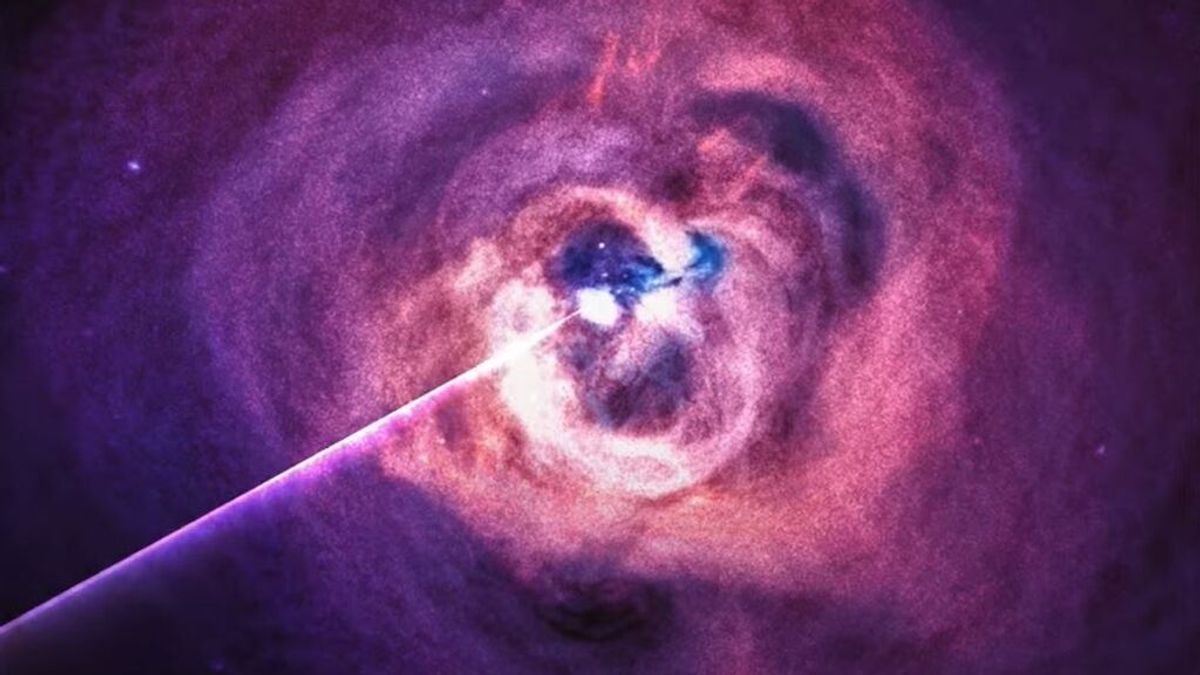 Así suena la 'música' que emite un agujero negro, según la NASA