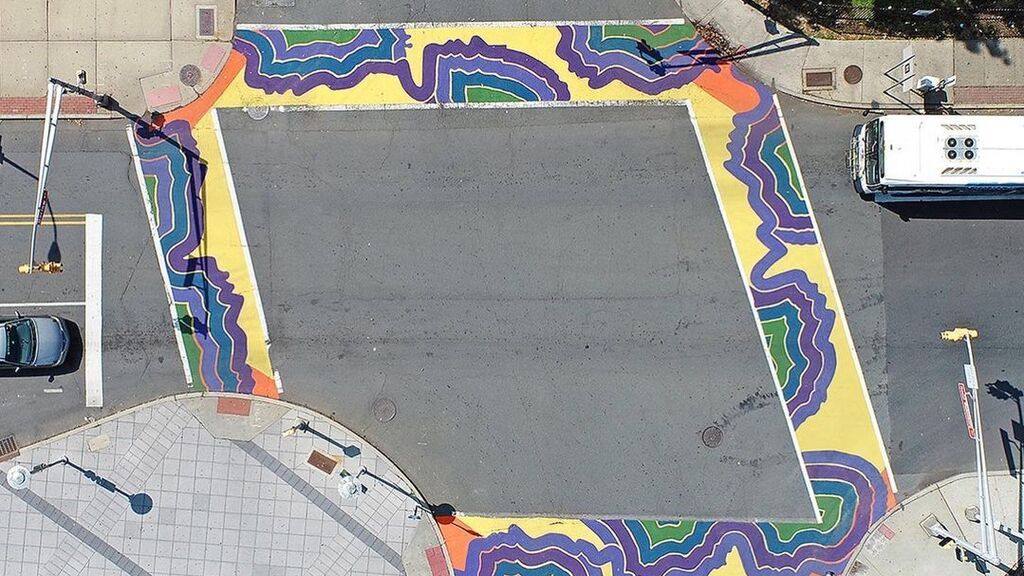 Un estudio desvela que el arte vial puede reducir los accidentes de tráfico en un 50%