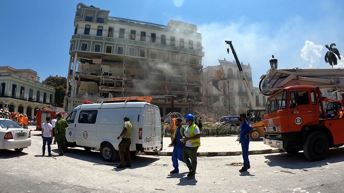Una española muerta y un herido en la explosión del hotel de la Habana Una española muerta y un herido en la explosión del hotel de la Habana