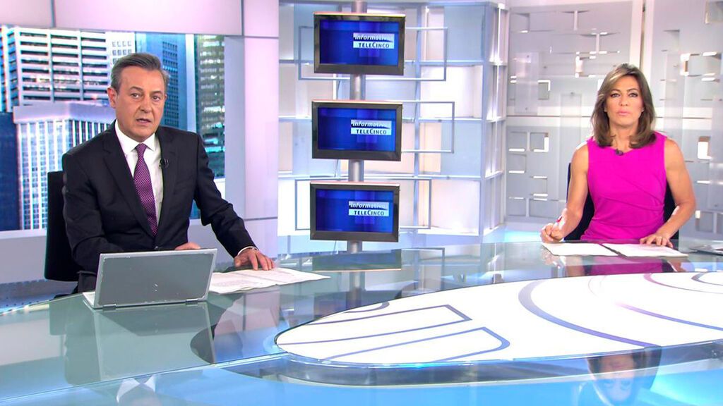 Con José Ribagorda y Ángeles Blanco Informativos Telecinco 2022 Mediodía 07/05/2022