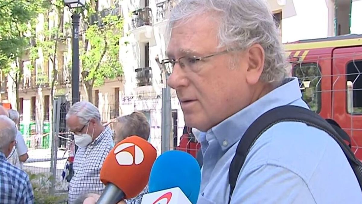 El pintor Guillermo Bekes grabó la explosión del edificio de Madrid desde dentro: "Me sacaron por un boquete"