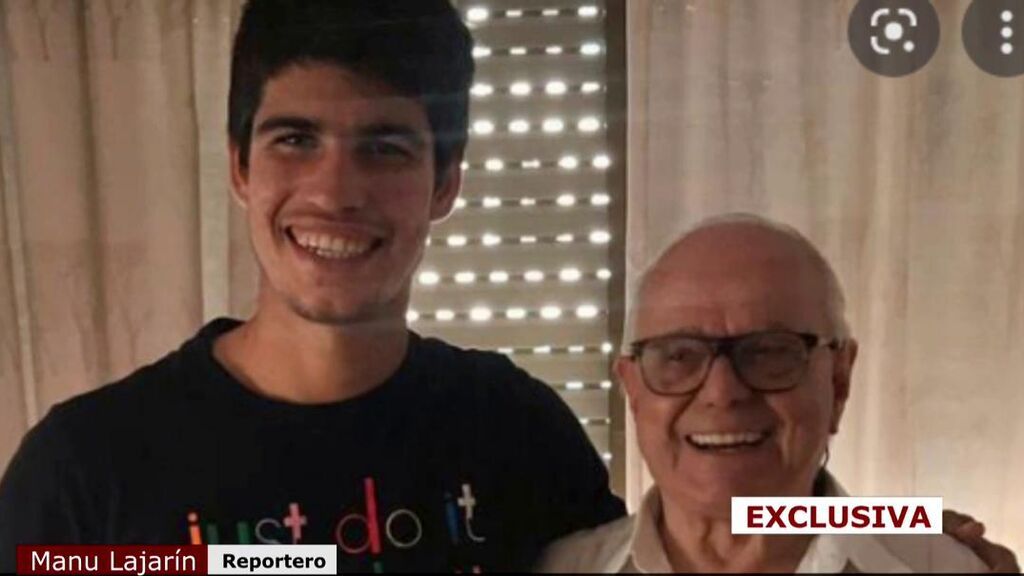 El abuelo de Carlitos Alcaraz, en exclusiva en 'Cuatro al día'