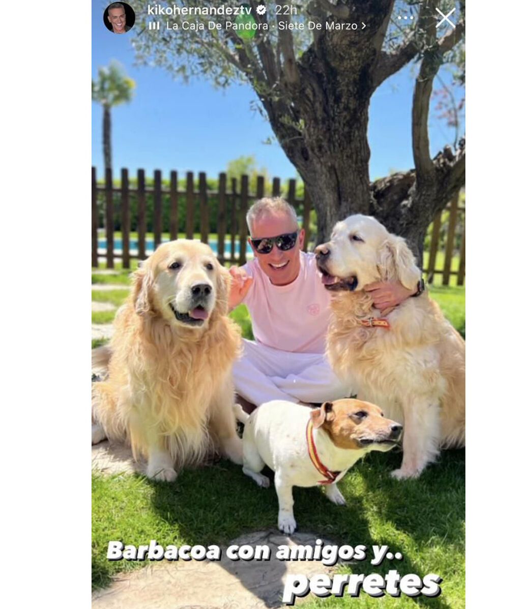 Kiko Hernández ha inaugurado en su chalet la temporada de verano