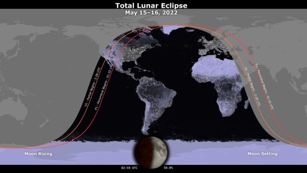 Eclipse total lunar