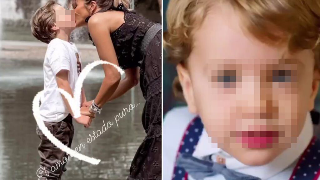 Marta López ha sacado un una foto de su hijo pequeño de su álbum más privado