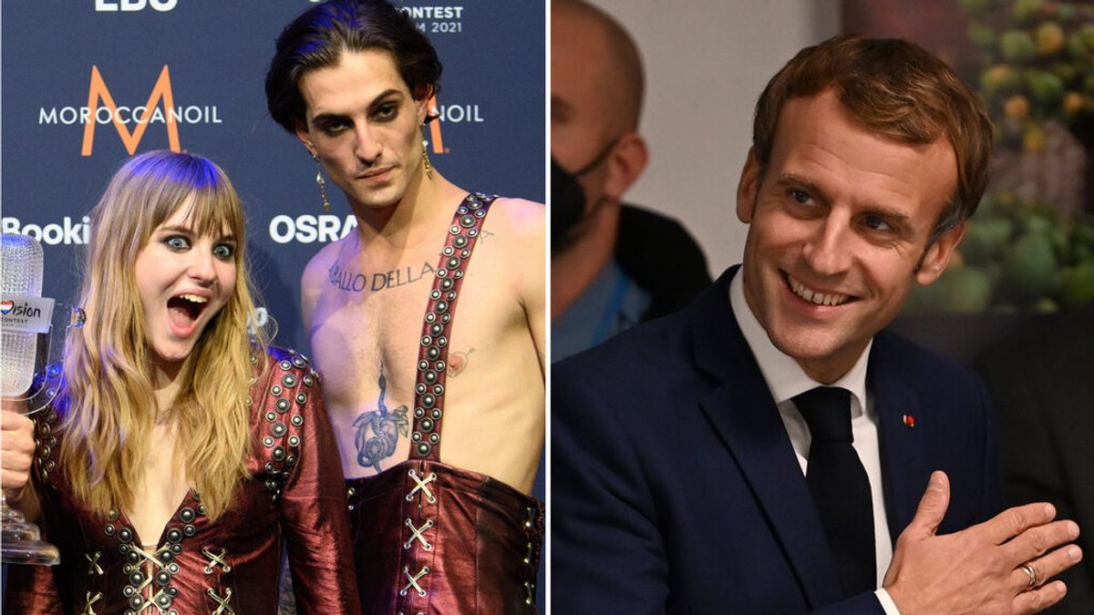 Macron maniobró en Eurovisión 2021 para descalificar a Mäneskin y que Francia fuera la ganadora