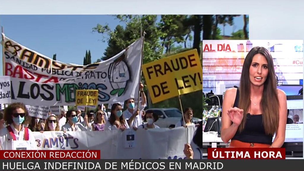 Huelga indefinida de médicos en Madrid: primer día de paro