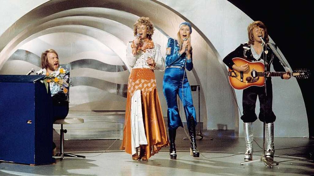 El grupo musical ABBA participó en Eurovisión.