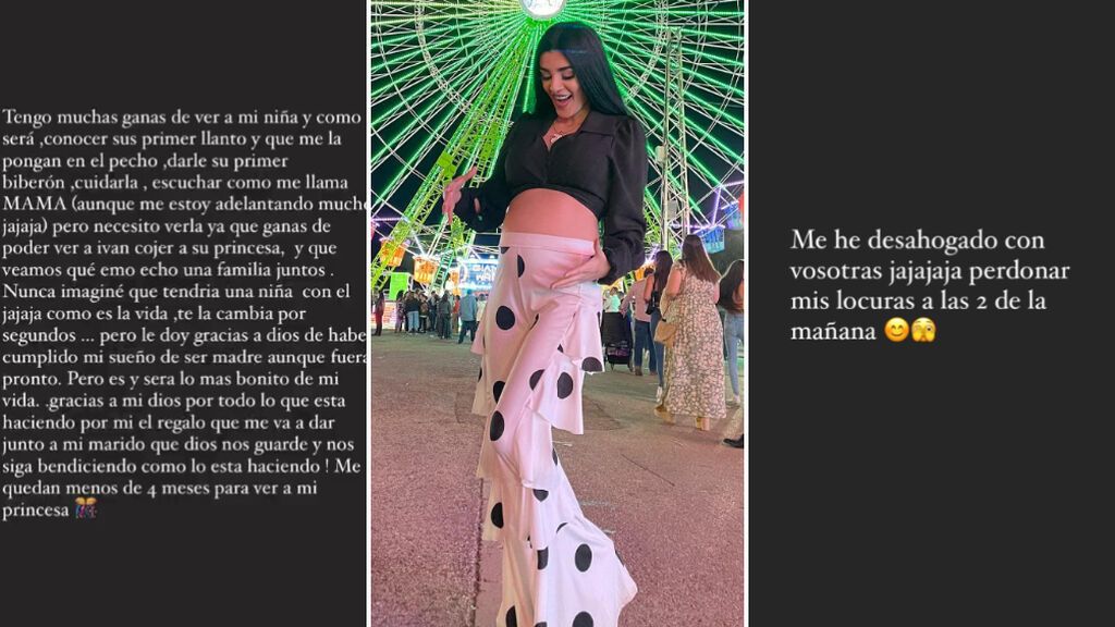 Susi Jiménez ha reflexionado sobre lo que está suponiendo para ella su embarazo