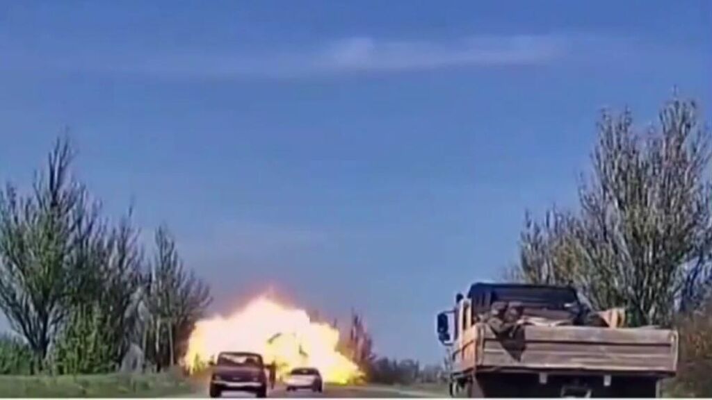 Así destroza Ucrania un tanque ruso gracias a sus drones