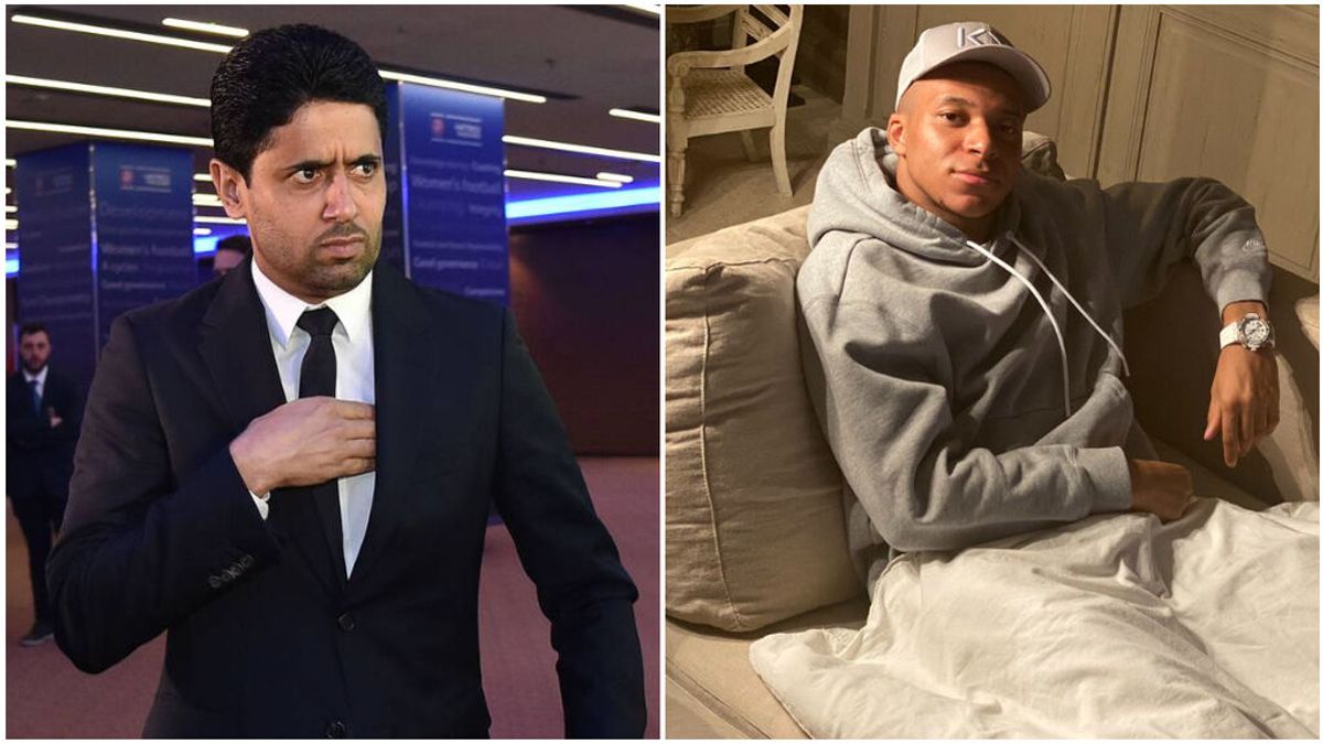 Nasser Al-Khelaifi cree que el viaje a Madrid acerca aún más a Mbappé a la renovación en París Nasser Al-Khelaifi cree que el viaje a Madrid acerca aún más a Mbappé a la renovación en París