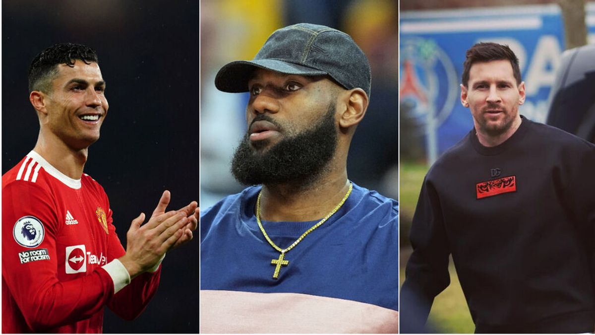 LeBron James supera a Messi y Cristiano Ronaldo como deportista con más ingresos LeBron James supera a Messi y Cristiano Ronaldo como deportista con más ingresos