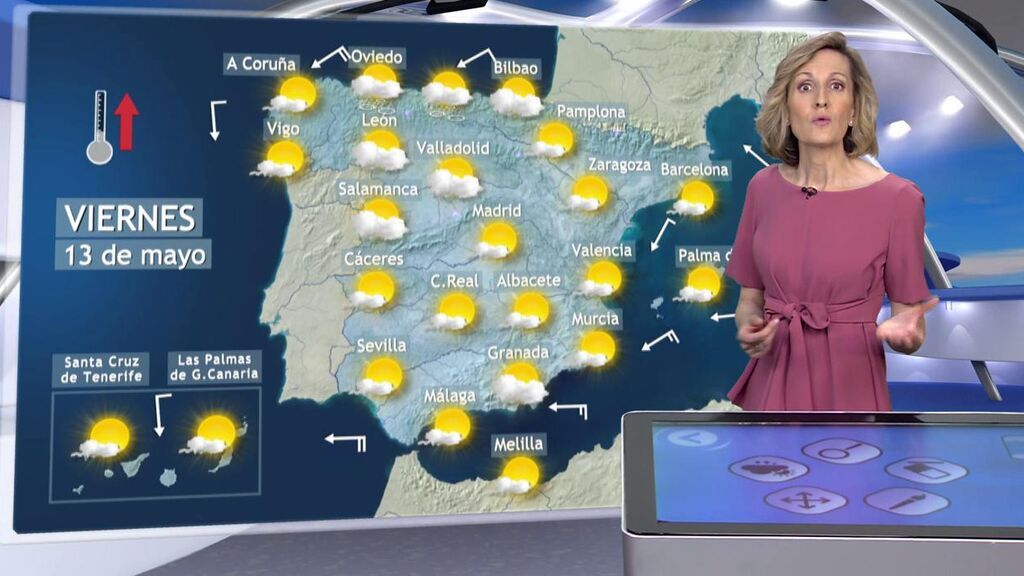 El viernes superaremos los 30 grados en varias comunidades: tiempo en España para el 13 de mayo