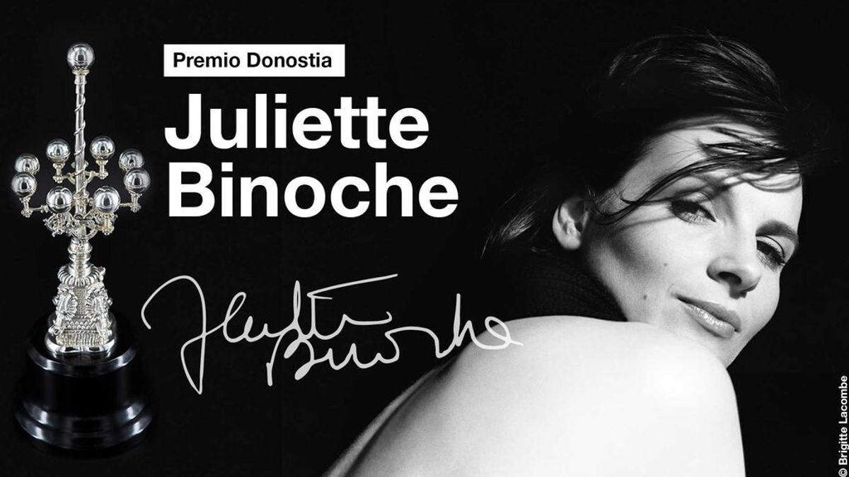 Juliette Binoche, premio Donostia y protagonista del cartel de la 70 edición del Festival de San Sebastián Juliette Binoche, premio Donostia y protagonista del cartel de la 70 edición del Festival de San Sebastián