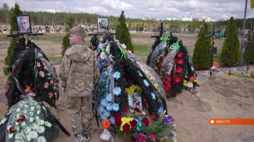Así son los cementerios en Ucrania