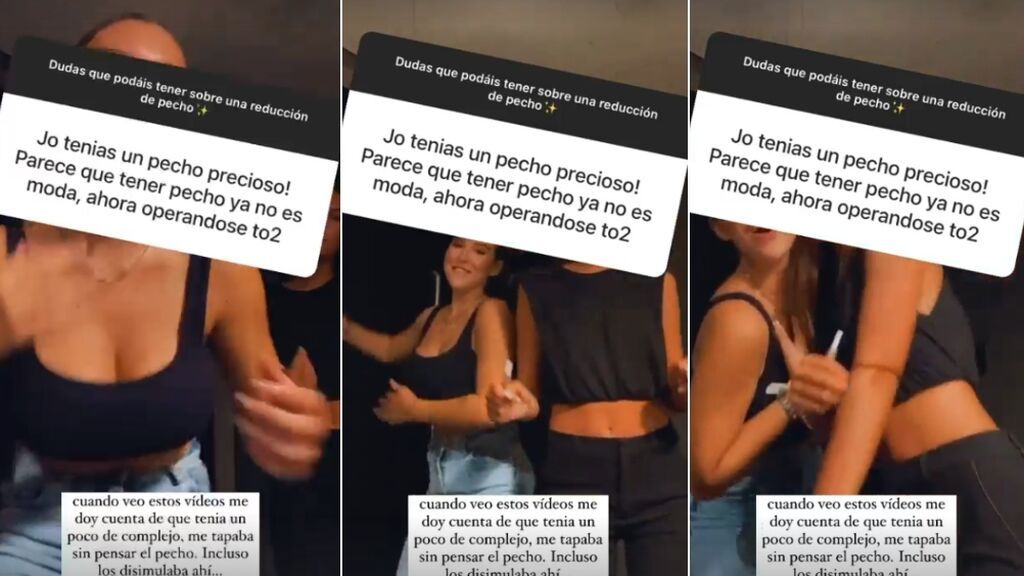 Así tenía el pecho antes de la operación