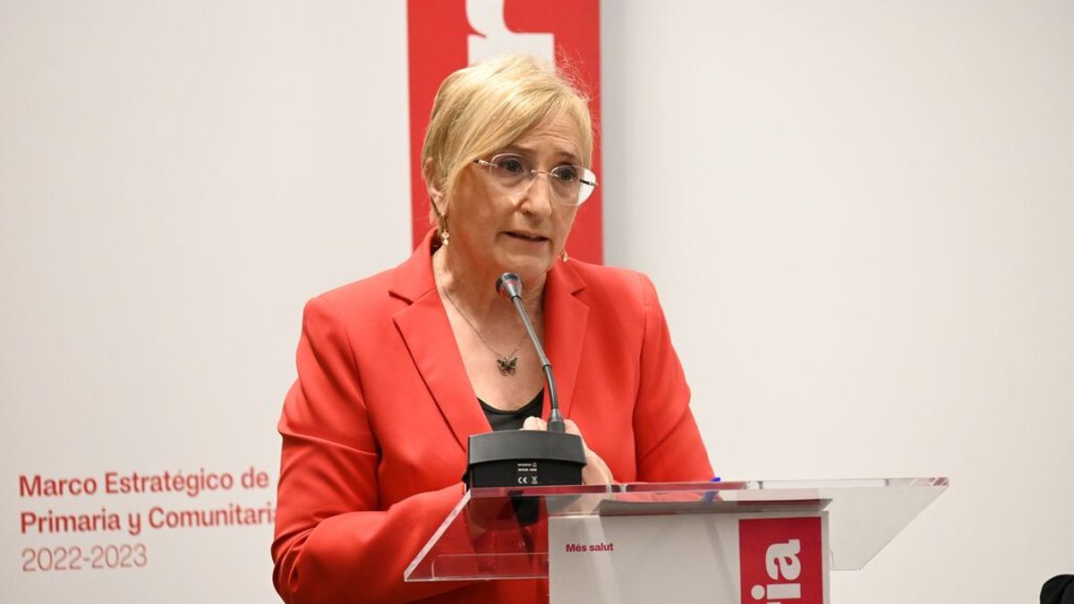 Ana Barceló dimite como consejera de Sanidad de la Comunidad Valenciana para ser la síndica del Partido Socialista en la comunidad Ana Barceló dimite como consejera de Sanidad de la Comunidad Valenciana para ser la síndica del Partido Socialista en la comunidad