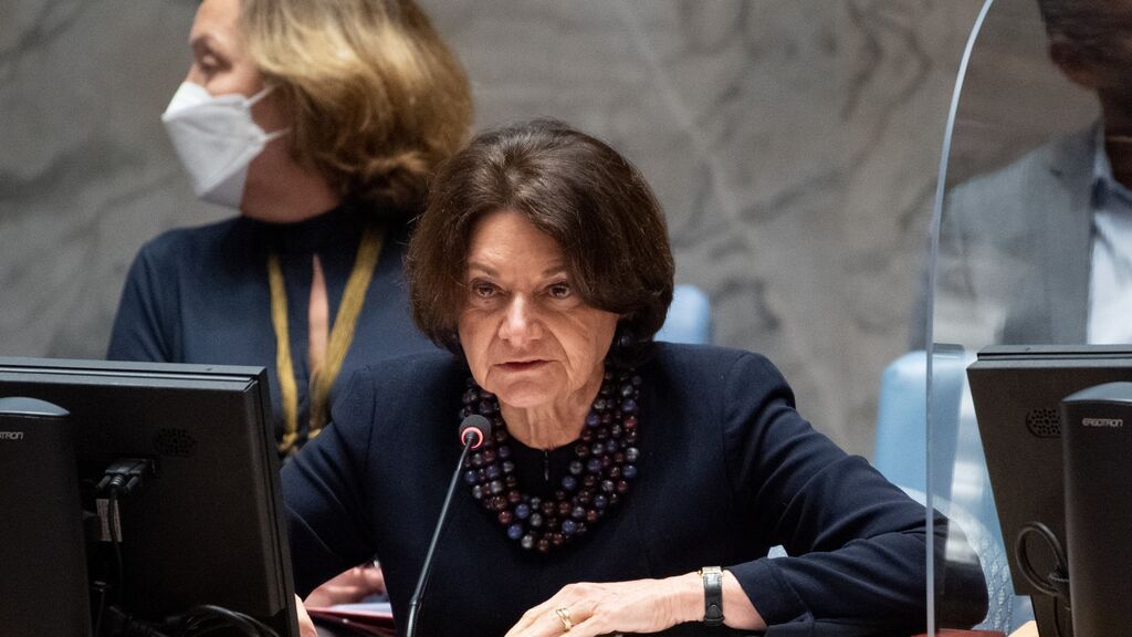 La subsecretaria general de Asuntos Políticos y de Consolidación de la Paz de la ONU, Rosemary DiCarlo