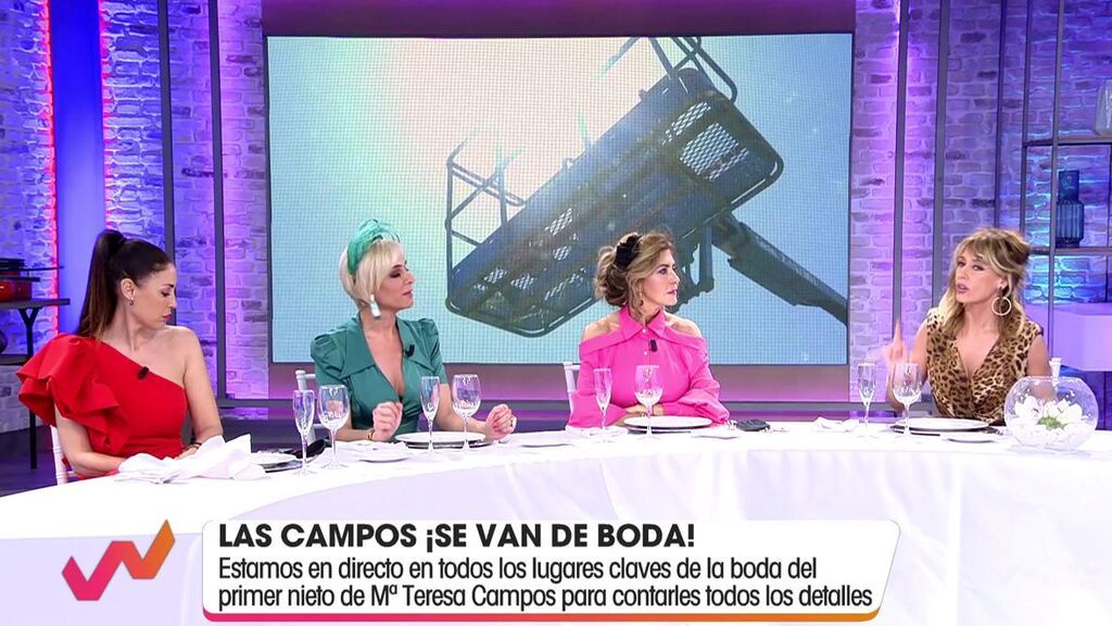 'Viva la vida' en la boda del hijo de Carmen Borrego