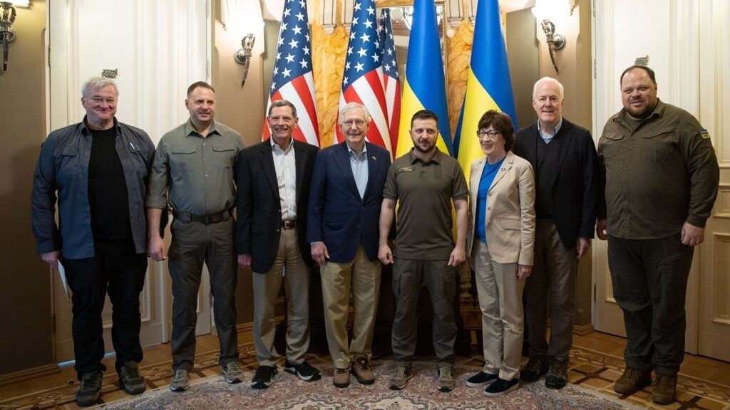 La cúpula del Partido Republicano de EEUU se reúne con Zelenski en Kiev